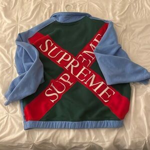 Light Blue Supreme Quarterzip